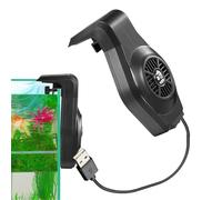 Fish Tank Cooling Fan, Water Chiller, 2,76 pulgadas, Tank Temperature Controller, Cooler, Quiet Circulation System for Shrimp, Planta, Tropical, Betta, Home, Office, Living Room