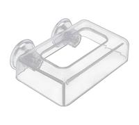 Fish Tank Feeder, Acrylic Fixed Food Dispenser, Wide Feeding Area, Automatic Dispensing Tool Floating Or Flake Fodder, Ideal For Aquarium, Fish Accessories, 3.94x2.36x1.57 Inc