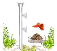 Fish Tank Feeder, Automatic Feeding Dispenser, Directional Acrylic Clear Suction Cup Accessory, Ideal for Vacation Feeding Turtle Shrimp Aquarium Home, 15cm 20cm,