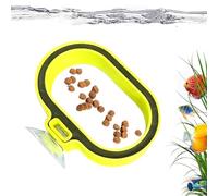 Fish Tank Feeder - Ring-Shaped Suction Cup Feed Container | Suction Cup Feed Attachment For Family Enthusiast Freshwater | Suspended Fish Feeder Saltwater Tank Indoor Outdoor Home