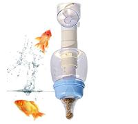 Fish Tank Feeder - Vertical Suction Cup Aquarium Food Nipple, Clear Fish Tank Feeding Tube, Transparent Aquarium Feeder for Controlled Feeding | Suction Mounted Feeders for Betta Shrimp