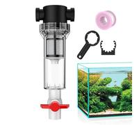 Fish Tank Filter, Acuario Waste Collector, Feces Separator 10,63 x 3,5 pulgadas, Eficaz Filtración , Durable Construcción, Adecuado para la pequeña fuente de agua salada