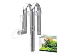 Fish Tank Filter Oil Skimmer - Degreasing Film Aquarium Cleaner, Stainless Steel Tube | Inflow Outflow Water Fittings, Skimmer Filter for Freshwater Seawater Tanks Professional Use