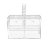 Fish Tank Isolation Box - Contenedor de breeding Hatchery | transparente pp housing supports Fry Protection Observation Separation Live Food Culturing Freshwater Saltwater Acuario 17,5 cm
