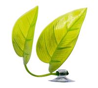 Fish Tank Plants - PP 6.2x4.5cm | Betta Bed Leaf Hammock Aquarium Plants Lightweight Resting Spot For Betta Fish Spawning Leaf Simulation Leaves with Suction Cup Fishs Tank Decorations Accessories