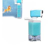 Fish Tank Pump and Filter System, Automatic Aquarium Filter System, Fish Tank Filter, Quiet Operation Silent Submersible Filter, Multi Purpose Energy-Efficient Aquarium Pumps(6w)