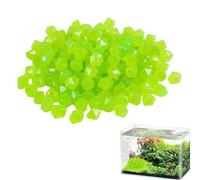 Fish Tank Rocks - Fluorescent Aquatic Gravel, Substrate Bed, Vivid Aquarium Decor | Bright Underwater Highlights, Multi-purpose Gems for Plant Pots Fish Tanks Decorative