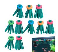 Fish Tank Spawning Mop - Fish Spawning Mop | Fishes, Safe Breeding Slate Reusable Scrubber Floating Tool Kit for Aquatic Shrimp Turtles Amphibians Snails Tank Breeding