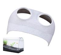 Fish Tank Tunnel - Aquarium Tunnel Fish Tank, Unique Aquarium Cave - Aquarium Decor, Shrimp Tank Accessories, Fish Cave, Corner Fish Tank Decorations, Fish Tank Toys Ornament