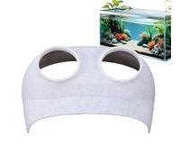 Fish Tank Tunnel, Shrimp Hides Aquarium, Shrimp Tank Accessories, Corner Fish Tank Decorations, Fish Tank Toys Ornament, Unique Aquarium Cave, Easy To Use, Portable for Aquarium
