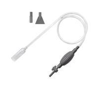 Fish Tank Vacuum - Hand Efficient Water Changer Siphon, Aquarium Cleaning Tool with Integrated Flow Control, Gravel Sand Substrate Scrubber, Manual Siphon Pump for Water Turtle Decorations