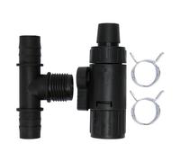Fish Tank Water Changer | 3 - Way Faucet Adapter with Adjustable Valve | Drip - Safe Aquarium Nozzle | Sturdy PP & Metal (16MM)
