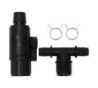 Fish Tank Water Changer | 3 - Way Faucet Adapter with Adjustable Valve | Drip - Safe Aquarium Nozzle | Sturdy PP & Metal (12MM)