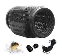 Fish Trap - Foldable Nylon Mesh Cage, Compact Crayfish Net | Portable Lightweight Fishing Gear With Quick Setup Feature, Durable Catch Tool For Shrimp Eel Crab Turtle Lake Pond Freshwater Saltwater Ou