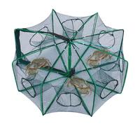 Fish Trap, Folding Crab Cage, Escape-Proof Net Cage with Durable Mesh, Perfect for Lake, Shrimping, Camping, Kayak Trips, Beach, Pond, Freshwater Fishing and Outdoor Adventures