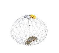 Fish Trapping Net | Crab Catcher,Multi-functional Automatic Opening & Closingsoft Steel Wire Net For Catching Fish, Lobsters, And Crabs And Other Aquatic Life But Also For Catching Lobsters, Providing