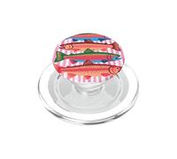 Fish Trout In a Row Colorful Fishing Lover Summer PopSockets PopGrip para MagSafe