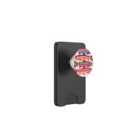 Fish Trout In a Row Colorful Fishing Lover Summer PopSockets PopWallet para MagSafe