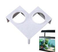 Fish Tunnel for Aquarium, Shrimp Cave, Betta Fish Habitat, Portable Compact Aquarium Underground Hideaway Terrarium, Tank Decorations Accessories, 100g, White, 1 Piece