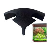 Fish Tunnel, Stable Double Hole Fish Hides, 4.72x4.72x1.57 Inches Tank Decor, Sturdy Aquarium Shelter, Nest Hotel for Shrimp, Hermit Crab, Lizard, Outdoor Marine Tank Habitat Use