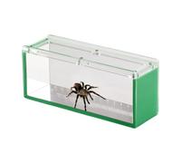 Fish Viewing Box, Acrylic Fish Container with Scale, 6.5x2.76x1.97 Inches Aquatic Isolation Breeder For Crabs, Snails, Spiders, Clear Viewing Case For Pet Observation