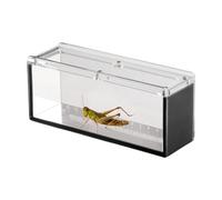 Fish Viewing Box, Acrylic Watching Container with Scale, Aquatic Isolation Breeder for Crabs, Snails, and Spiders, Clear Observation Case, 6.5x2.76x1.97 Inches