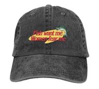 Fish Want Me Women Fear Me Gorras de Béisbol Clásicas Gorra de Visera Fish Go Fishing Fisherman Sun Shade Hats para Hombres Mujeres Algodón, para Todas Las Estaciones