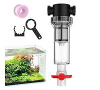 Fish Waste Separator - Fish Pond Pipe Drenin Filter | Fishes Feces Collector | Fishes Tank Filter | Acuario Fîsh Waste Collector | Separador claro de Feces para estanque Freshwater Saltwater