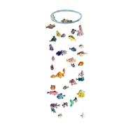 Fish Wind Chime, Outdoor Hanging Decor, Decorative Garden Bell, Patio Breeze Ornament, Metal Sound Mobile, Calming Wind Spinner, for Home Yard Lawn Meditation Garden Patio Holiday Offer Use