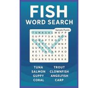Fish Word Search: Ocean & Aquarium Word Hunts | Relaxing Fish Word Finds for All Ages | Fishing-Themed Word Hunts for Focus, Fun & Vocabulary