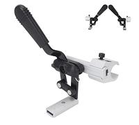 Fishawk Frenos para Sillas de Ruedas,Conjunto de Freno de Mano para Silla de Ruedas Sensible con Bloqueo de Rueda de Montaje Lateral de Aluminio,Frenos de Mano para Silla de Ruedas de Alta(Izquierda)