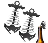 Fishbone Deck Anchors 30cm Stainless Steel Tent Stakes For Camping | Heavy-duty Steel Pegs With Easy Pull Design For Tents And Awnings. Secure Hold On Grass, Sand, And Soft Ground.
