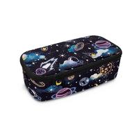 FishDing Star Planet Galaxy - Estuches de gran capacidad para guardar artículos de papelería para estudiantes, bolsa para bolígrafos, Lindo planeta, Talla única, Organizador de bolsas