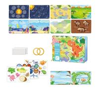 Fisher Cost Activity Book - Educational Cognitive Toy, Learning Through Puzzles and Colorful Pages, Engages Early Learners in Playtime Exploration, Learning Educational Toys, 5.71 pulgadas