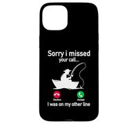 Fisher Phone Fisher Boat Línea de Pesca de Pescado - Funny Fisherman Carcasa para iPhone 15 Plus
