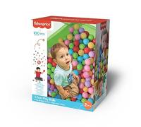 Fisher Price - 100 Pelotas Multicolor - para Piscina de Bolas - 6 Colores - Diámetro 5,5 cm (Deqube 920D00176)