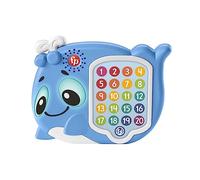 Fisher-Price - Hablar Serena Balena Adivina Conmigo, versión Italiana, Juguete Interactivo Musical con Luces y Movimientos para el Aprendizaje, Juguete para niños, 18+ Meses, HRB79