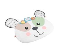 Fisher-Price Alfombrilla de juego Puppy Perfection con juguetes para bebés, 91x106cm, actividades de desarrollo sensorial para bebés recién nacidos, juego boca abajo, JMN73