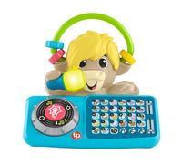 Fisher Price Animal Band - Lello el Torello Price Palabras, toro interactivo para el aprendizaje con teclas en forma de letra y 115 canciones, luces y micrófono, juguete para niños, 9+ meses, HYL01