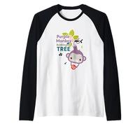 Fisher-Price - Árbol de Chicle de Mono Morado Camiseta Manga Raglan
