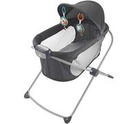 FISHER-PRICE BABY Cuna calmante con proyección de Vista para Cuna, Cuna portátil con Luces, Vibraciones Musicales y Pliegue Delgado, Trazos de lápiz