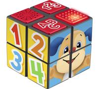 Fisher-Price Baby Learning Toy Laugh & Learn Puppy Activity Cube con luces Msica y actividades motoras finas para mayores de 9 meses