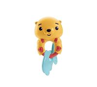 Fisher-Price Baby Sonaja para Bebés Sensimals Leopardo ayuda a fortalecer la destreza y estimular los sentidos para bebés de 3 meses en adelante