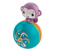 Fisher-Price Baby Toy Crawling Musical Purple Monkey Ball, Crawl-After Activity