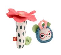 Fisher-Price Baby Toys Planet Friends Shake ‘n Rattle Busy Bee Sensory Plush 2-P