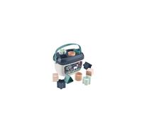 Fisher-Price Baby's First Blocks - Navy Fawn, juego de 10 bloques para apilar y clasificar para beb s de entre 10 y 12 a os