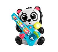 Fisher-Price Banda Animal Canta y Cuenta con Panda, Oso con guitarra, Juguete para aprender los números y formas con música y luces interactivas, versión castellano, regalo para bebés +9 meses, HYK93