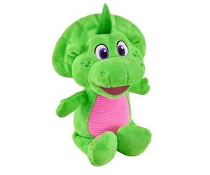 Fisher-Price Barney’s World Baby Bop peluche dinosaurio 20 cm | Juguete para peques, peluche de personaje para preescolar, +2 años, HVF41