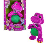 Fisher-Price Barney's World - Juguetes para niños pequeños, peluche alto de Barney, figura de 13 pulgadas con sonidos, textura suave para jugar, niños a partir de 2 años
