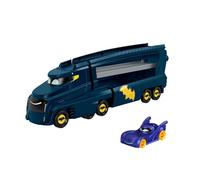 Fisher-Price Batwheels Big Big Bam Camión con rampa para Transportar Coches de Juguete, Incluye 1 vehículo, Inspirado en la Serie, +3 años (Mattel HMX07)